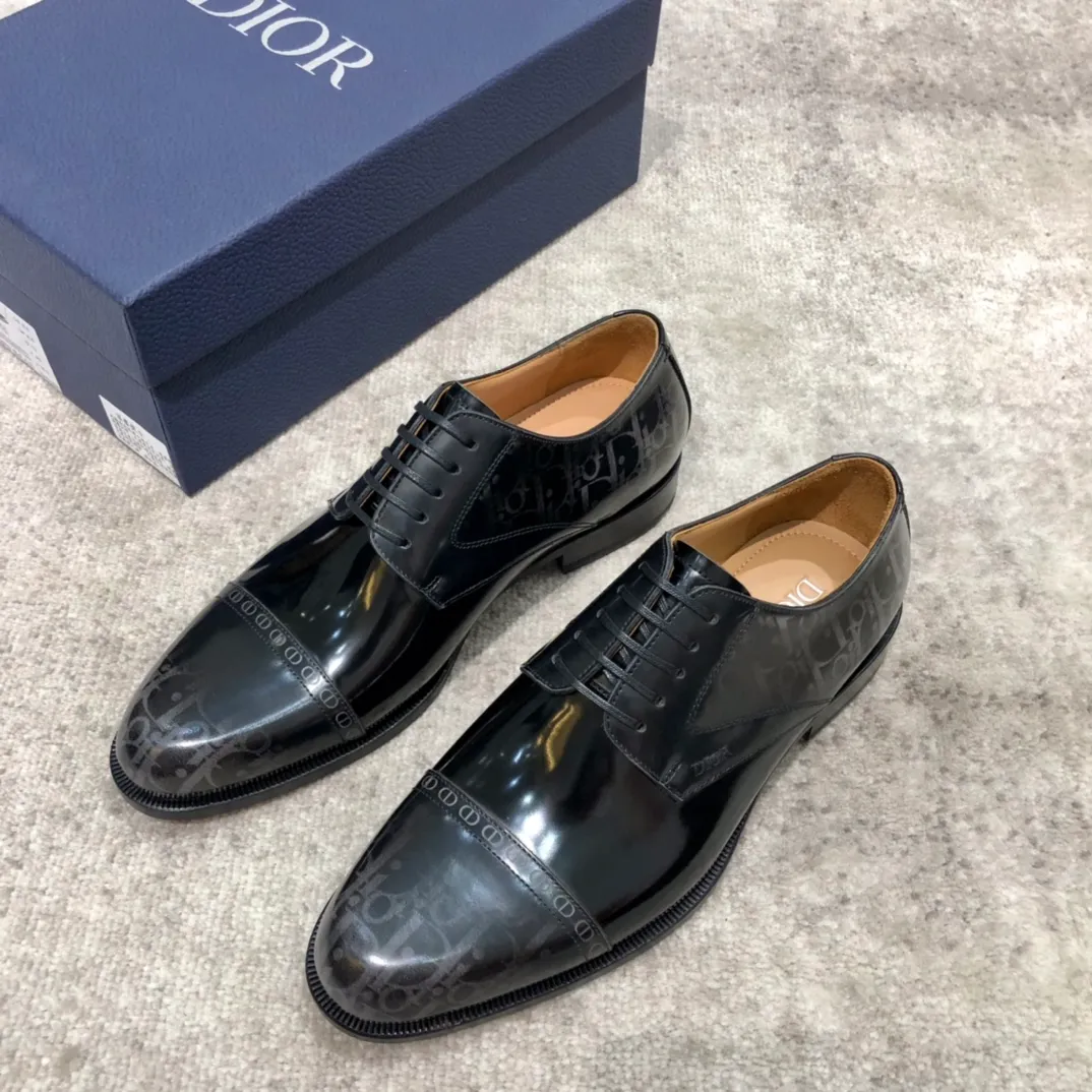 Men's shoes 💰960 Dior high-end men's boutique casual leather shoes, imported cowhide upper, water-dyed cowhide lining, imported genuine leather outsole, perfect details, standard code 38-44 (45 is custom-made, non-returnable and non-exchangeable)